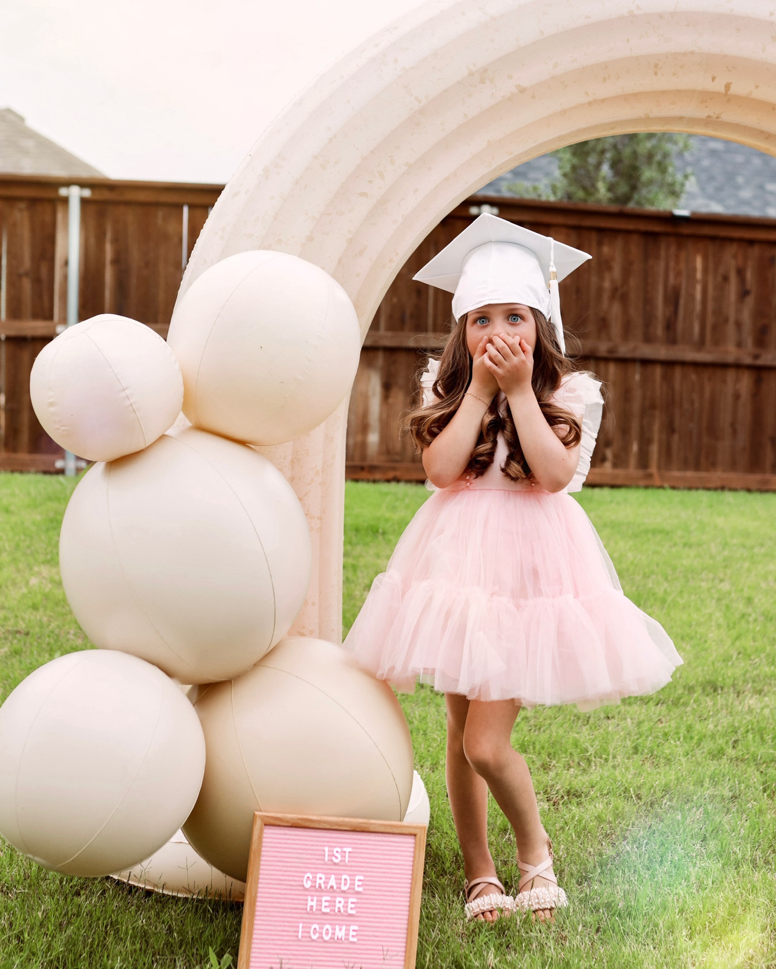 Preschool / Kindergarten Graduation photo inspo!!! 🥹💕

Graduation kindergarten summer photoshoot home diy mom hacks letter board family kids home party parties hosting ideas inspo inspiration 

#LTKSeasonal #LTKFamily #LTKKids