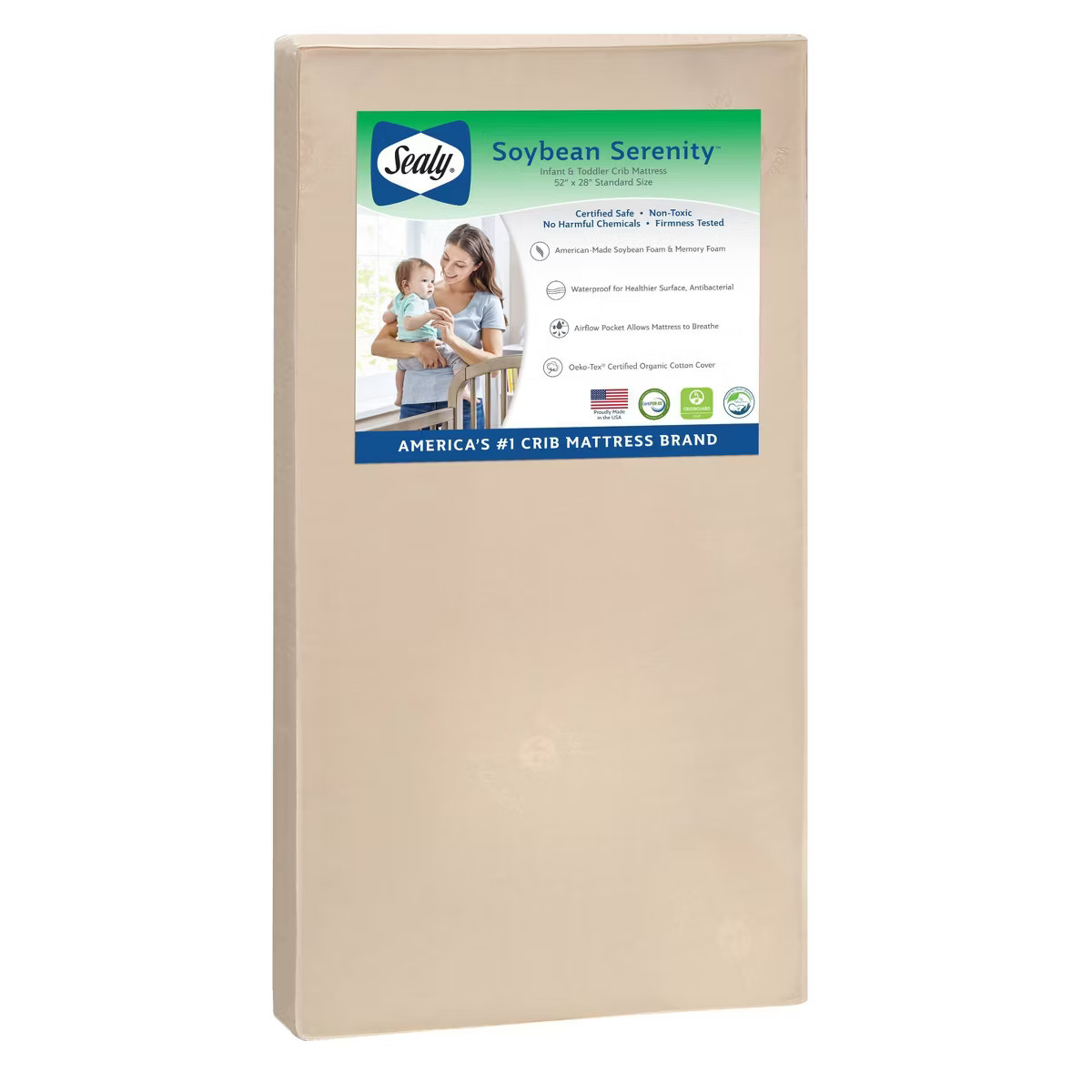 Sealy Nature Couture Soybean Serenity Crib Mattress | Target