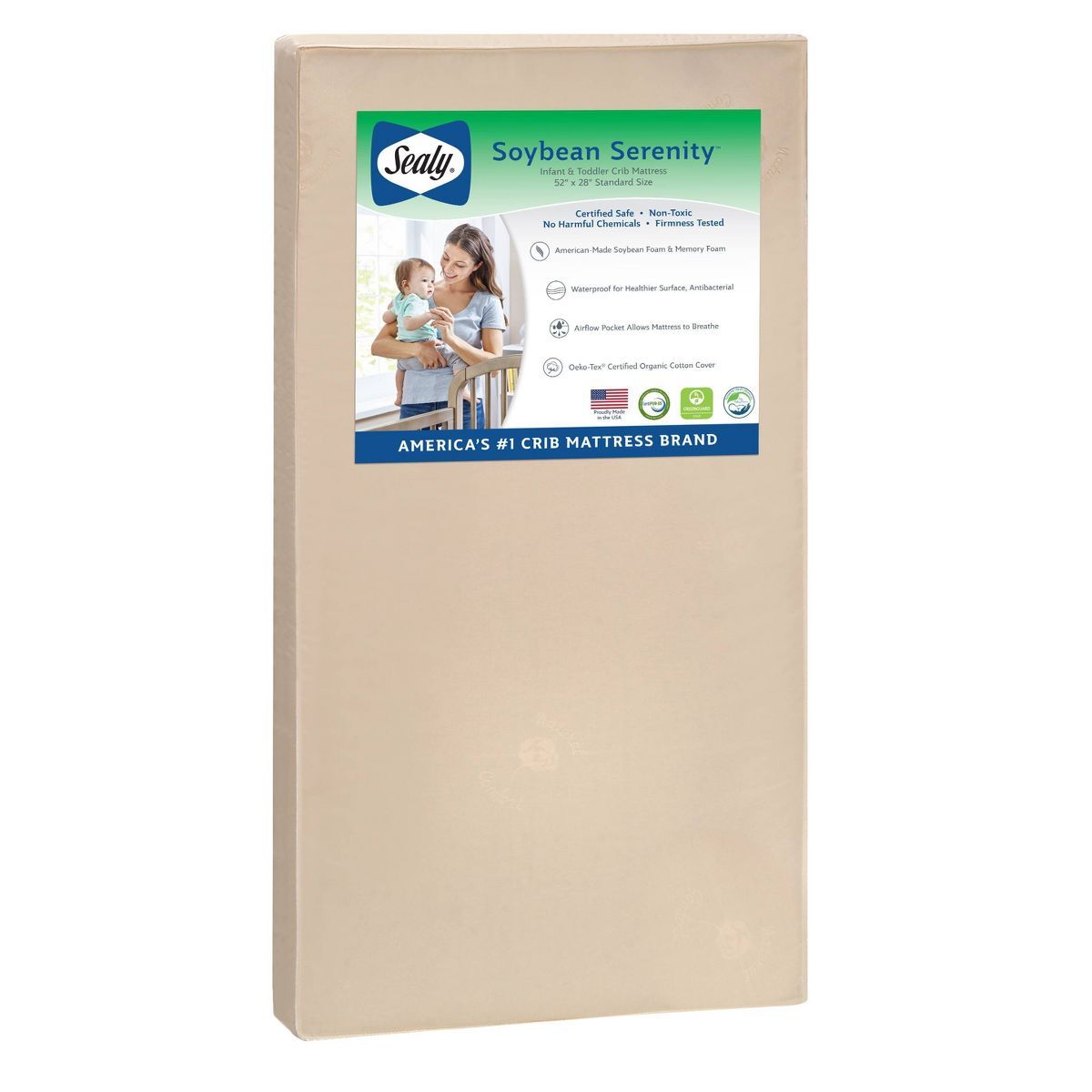 Sealy Nature Couture Soybean Serenity Crib Mattress | Target