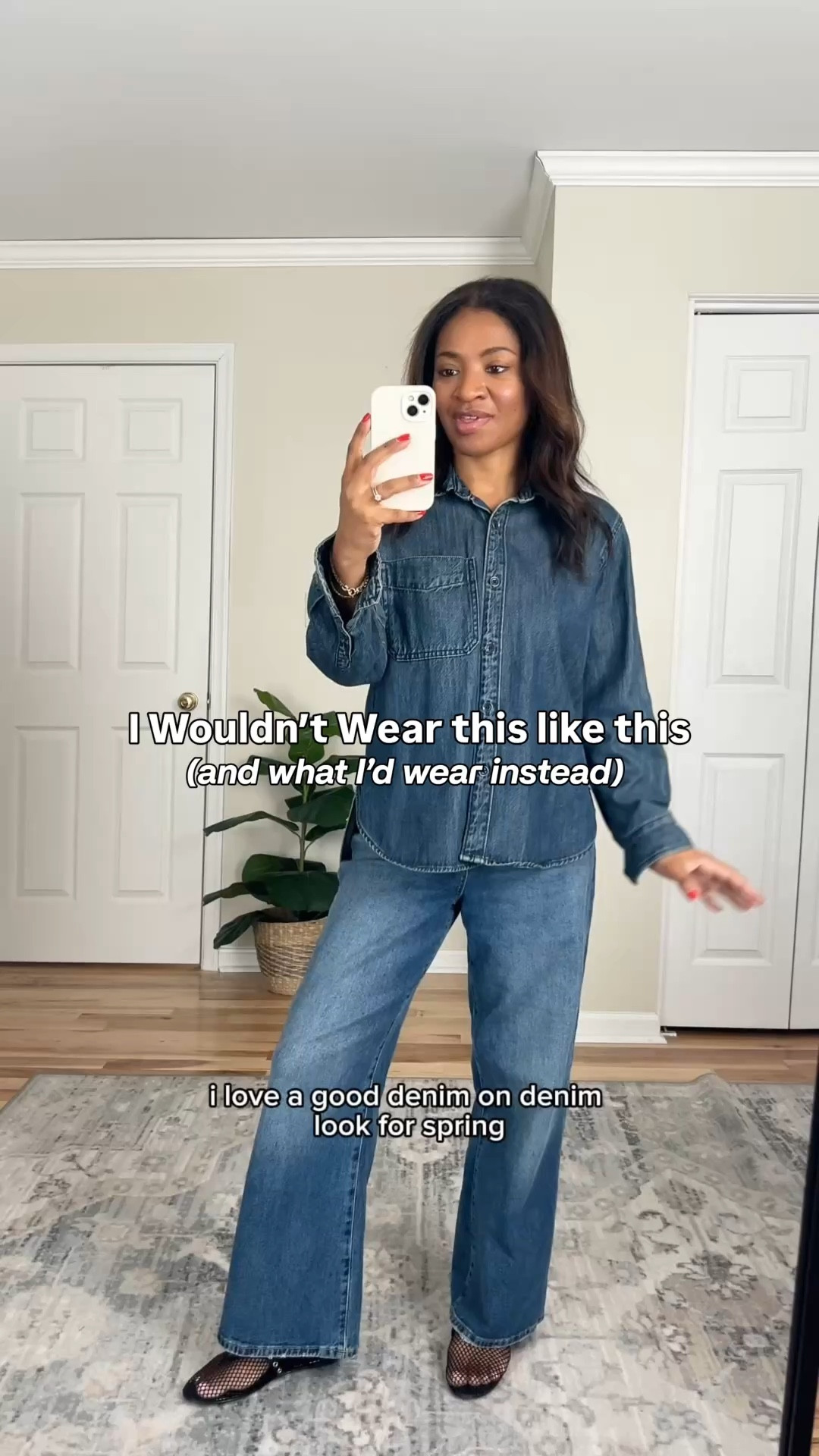 Linking similar denim tops but I wear a medium. Linking similar jeans as well but I typically wear a size 27 

 #ltkgrwm #ltkover40 #ltkootd

