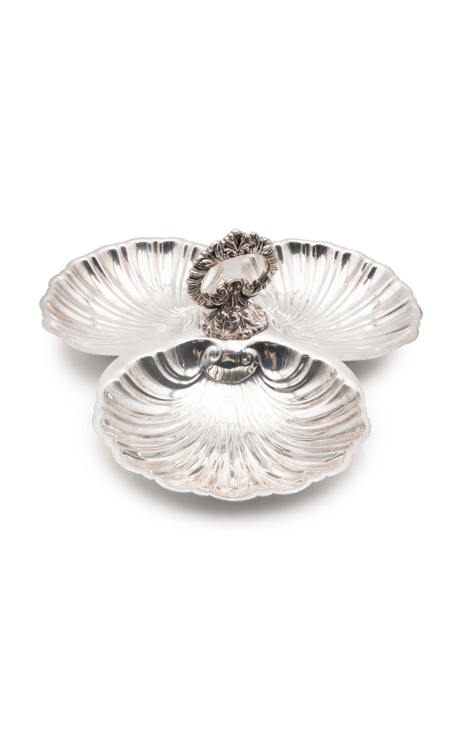 Conca Vintage Silver Sectioned Serving Dish | Moda Operandi (Global)
