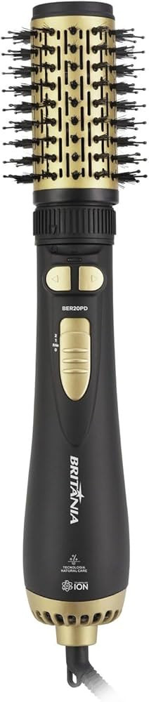Escova Rotativa Britânia BER20PD 3 Temperaturas 1300W Bivolt | Amazon (BR)