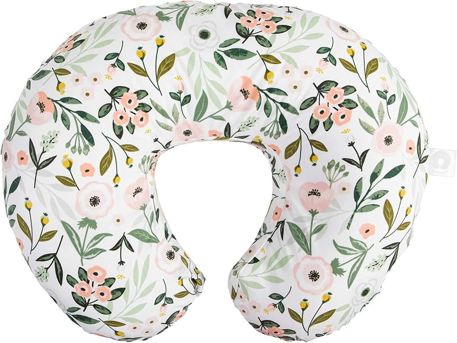 Boppy Original Nursing Pillow, Pink Garden, Ergonomic Nursing Essentials for Bottle and Breastfee... | Amazon (US)