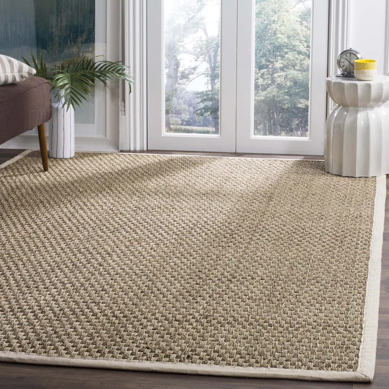 Dollard Bamboo Slat/Seagrass Natural/Ivory Rug | Wayfair North America