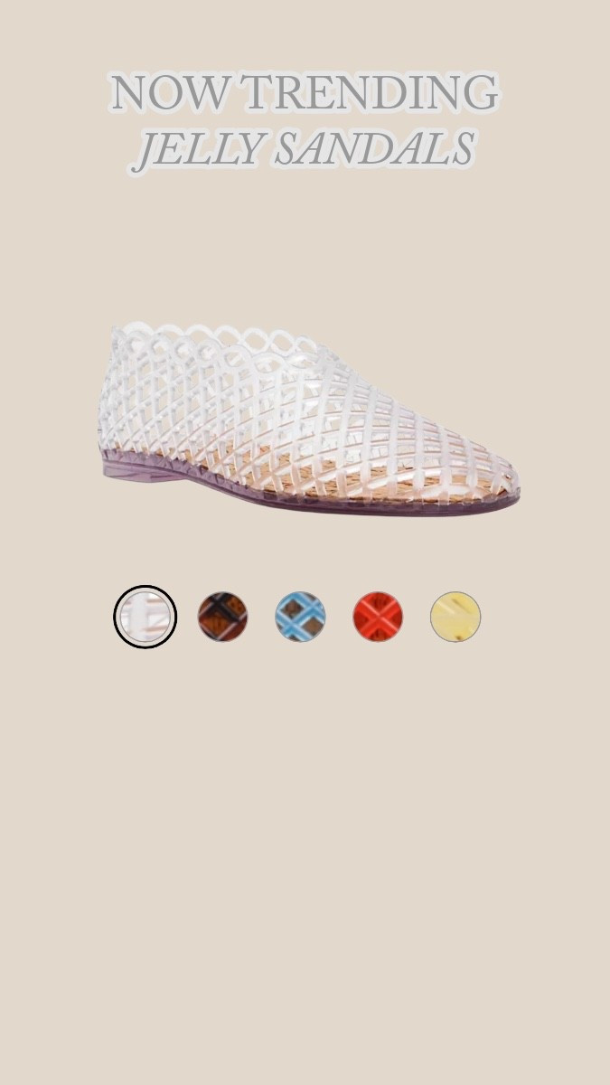 Just ordered the clear. Comfiest shoe ever 