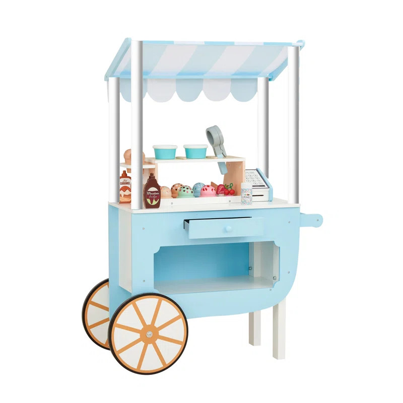Teamson Kids My Little Helper Ice Cream Cart & Accessories & Reviews | Wayfair | Wayfair North America