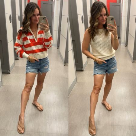 Like and comment “TARGET SUMMER” to have all links sent directly to your messages. These tops are giving me anthro vibes. So cute! True sizing in both and also linked up other cute new arrival tops ✨
.
#target #targetstyle #targetfinds #summerstyle #summeroutfit #momstyle #casualoutfit #casualstyle

#LTKfindsunder50 #LTKsalealert #LTKstyletip