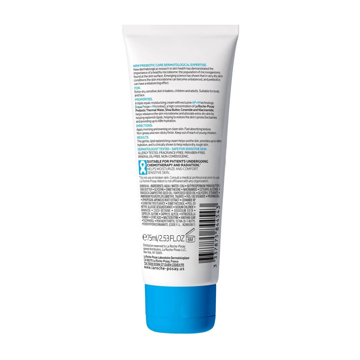 La Roche Posay Lipikar AP+M Triple Repair Body Moisturizing Cream Unscented - 2.5 fl oz | Target