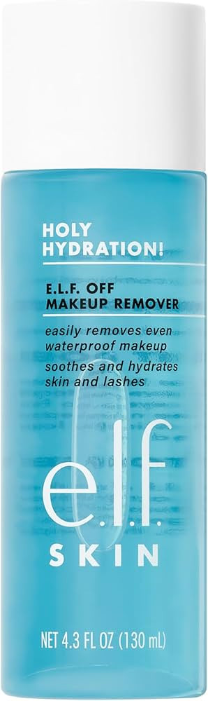 e.l.f. SKIN Holy Hydration Off Makeup Remover, Liquid Makeup Remover For Eye, Lip & Face Makeup, ... | Amazon (US)