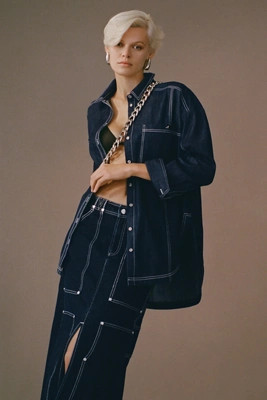 Pilcro Carpenter Maxi Skirt | Anthropologie (US)