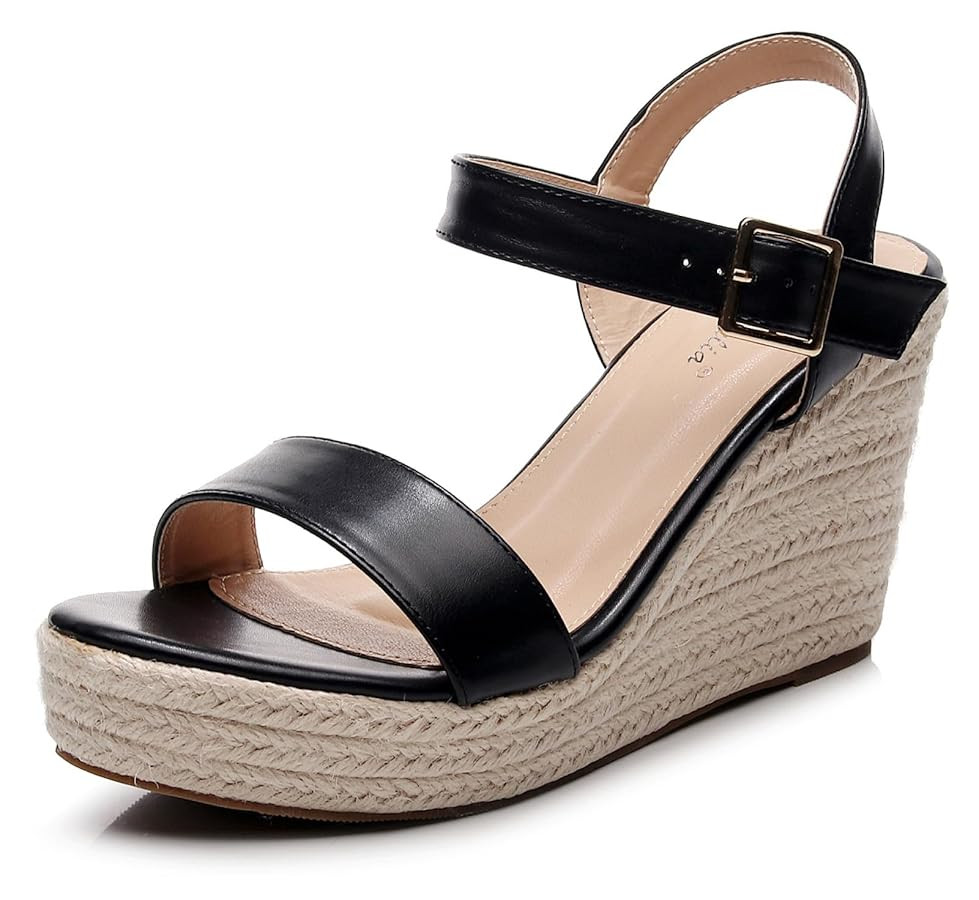 VenusCelia Women's Hyper Light Wedge Sandal | Amazon (US)