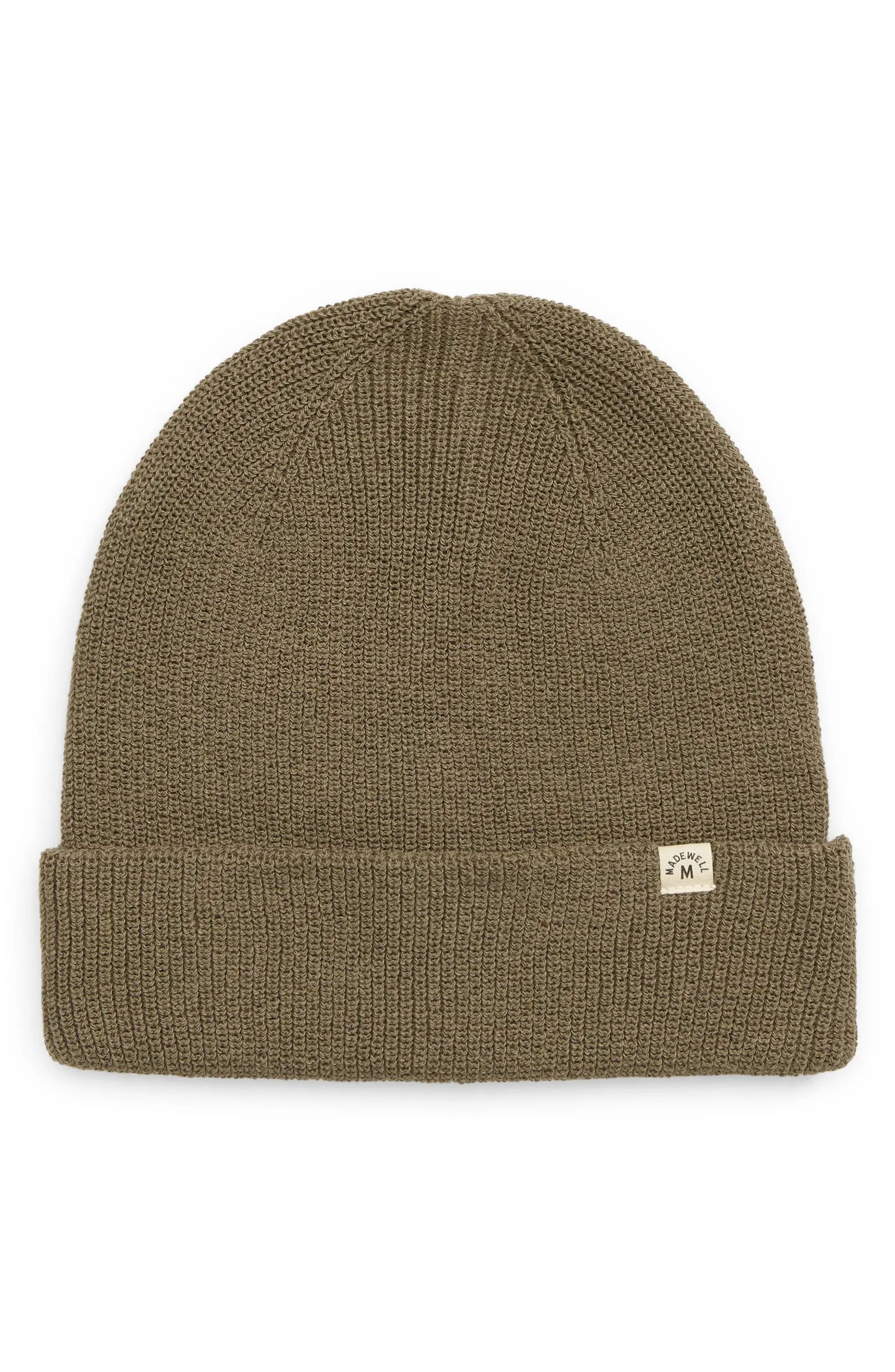 Madewell (Re)sourced Cotton Cuffed Beanie | Nordstrom | Nordstrom