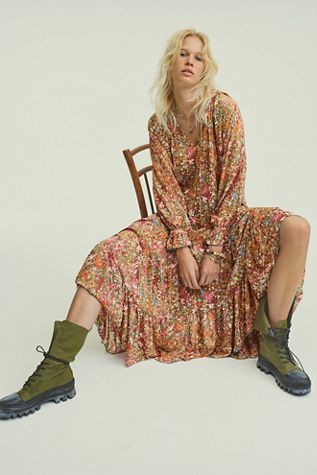 Goldie Lug Sole Lace-Up Boots | Free People (Global - UK&FR Excluded)