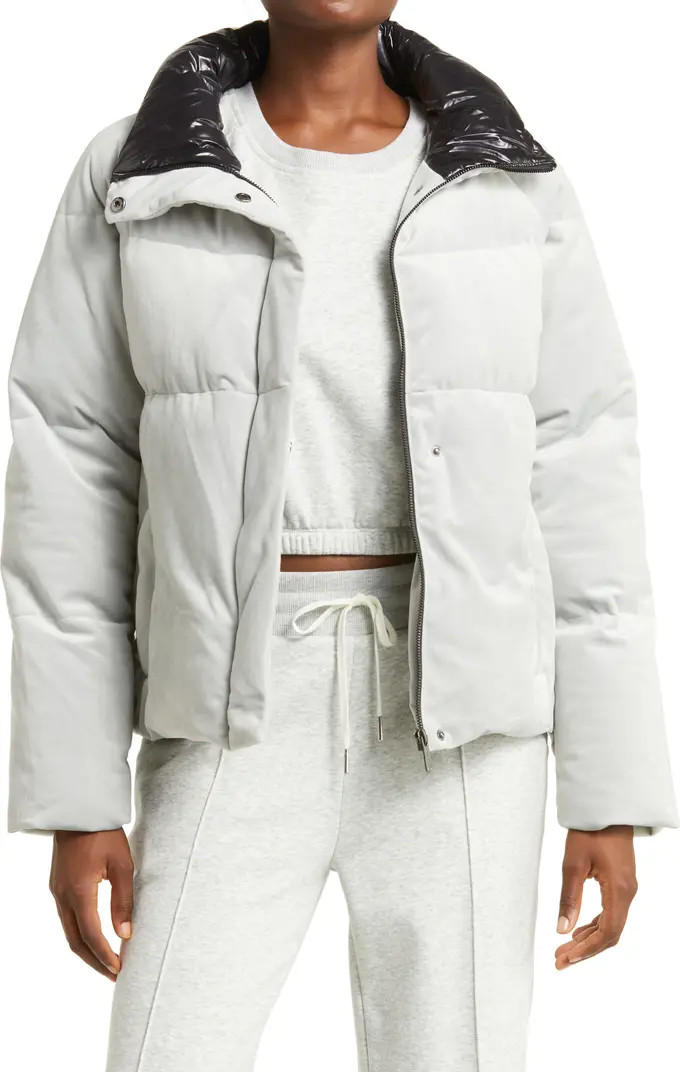 Zella Velvet Puffer Jacket | Nordstrom | Nordstrom Canada