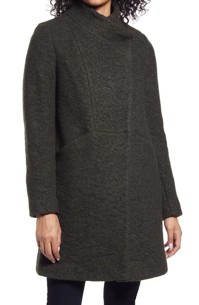 Wool Blend Bouclé Coat | Nordstrom