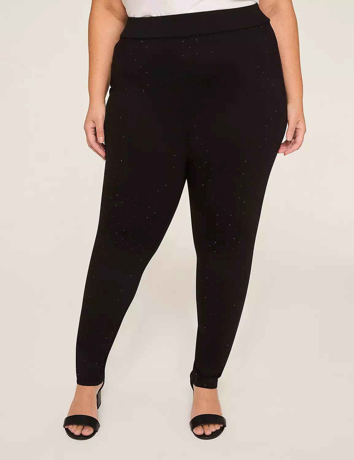 Embellished Pull-On High-Rise Ponte Legging | LaneBryant | Lane Bryant (US)