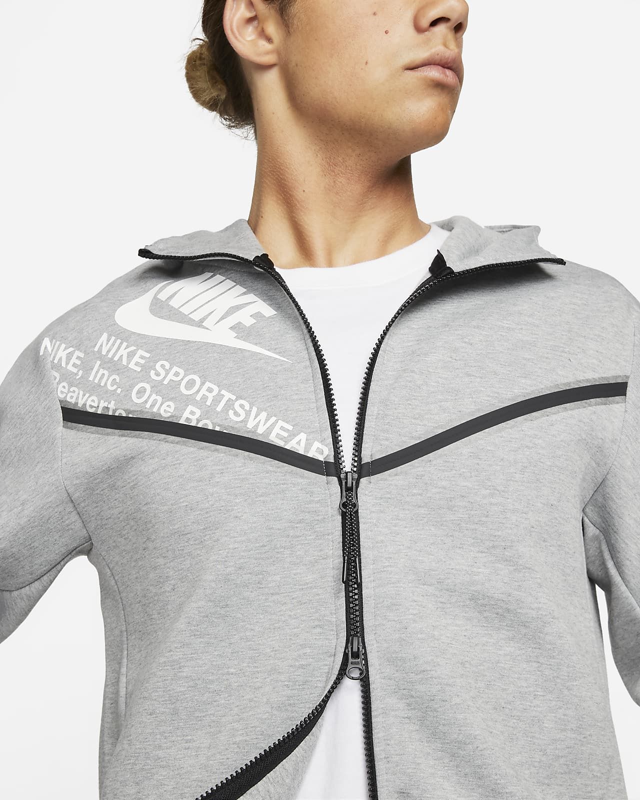 Nike Sportswear Tech Fleece Men's Graphic Full-Zip Hoodie. Nike.com | Nike (US)