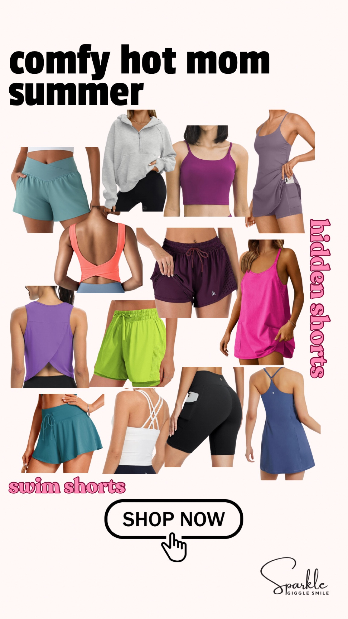 hot mom summer, summer athleisure, colorful outfits, pops of color, mom uniform, campground outfit ideas, hot mom, midsize summer outfits 

#LTKActive #LTKSeasonal #LTKSaleAlert