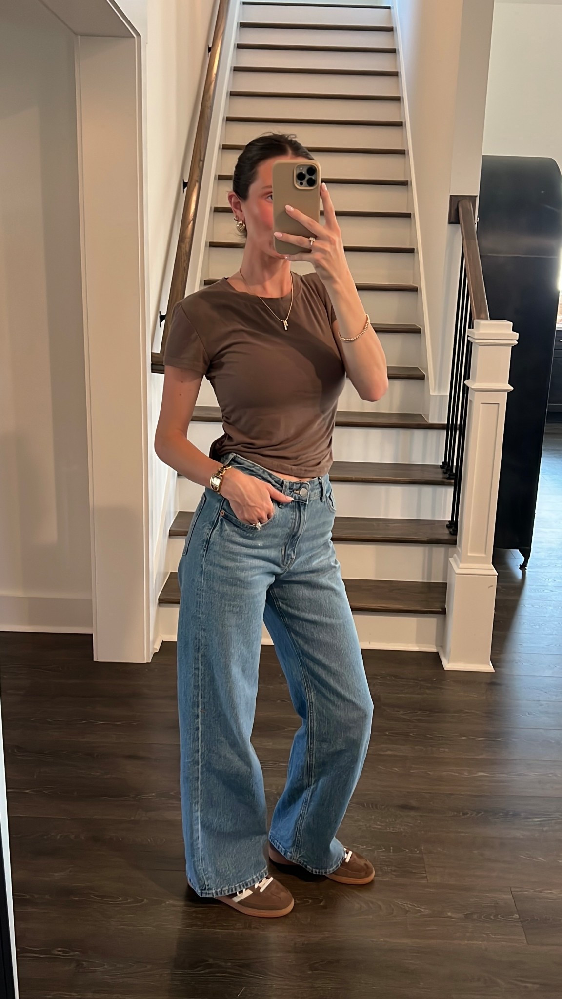 I have wanted these brown suede adidas for sooo long! Size down 1/2 size 🫶🏼🫶🏼👏🏼👏🏼 #fallfashion 

#LTKFindsUnder100 #LTKStyleTip #LTKU