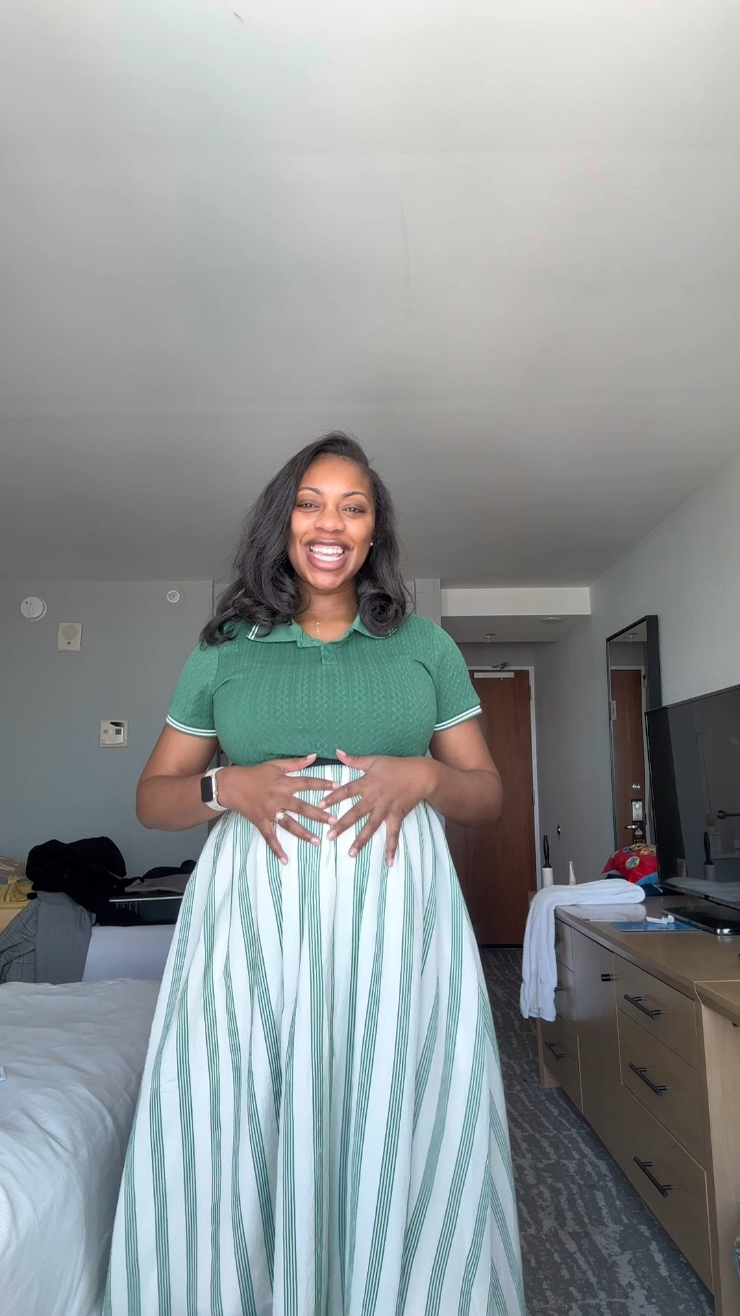 Dressing the bump in the Future Collective Top and Skirt! It’s skirt season I heard but I love wearing skirts and dresses!

#LTKStyleTip #LTKFindsUnder50 #LTKBump