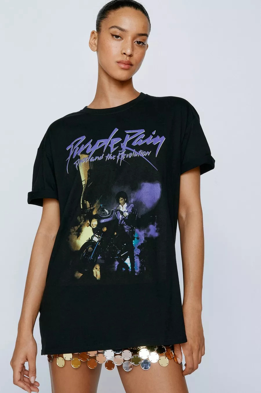 Prince Purple Rain Oversized Graphic T-shirt | Nasty Gal (US)
