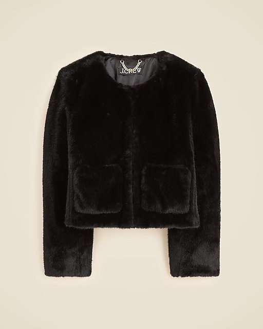 Faux-fur lady jacket | J. Crew US