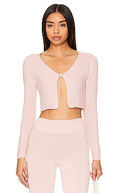 AYNI Perle Cardigan in Baby Pink from Revolve.com | Revolve Clothing (Global)