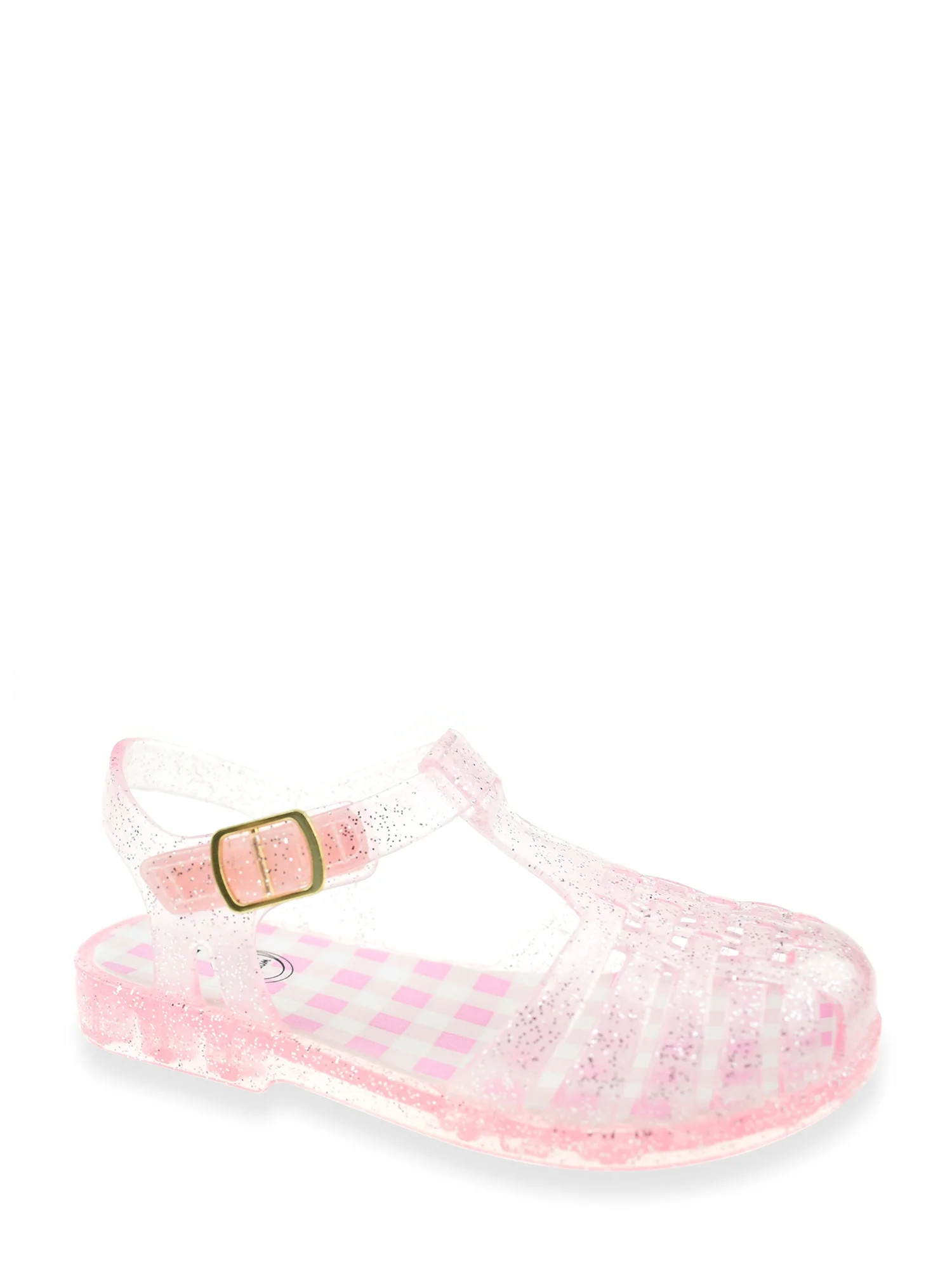 Wonder Nation Toddler Girls Jelly Sandals | Walmart (US)