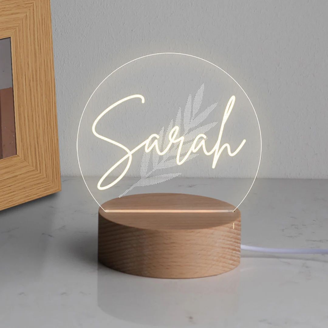 Personalised Mini Desk Lamp With Name Unique Birthday Gift - Etsy UK | Etsy (UK)