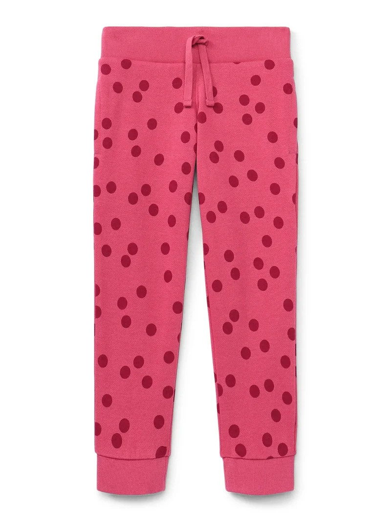 Wonder Nations Girls Fleece Joggers, Sizes 4-18 & Plus | Walmart (US)