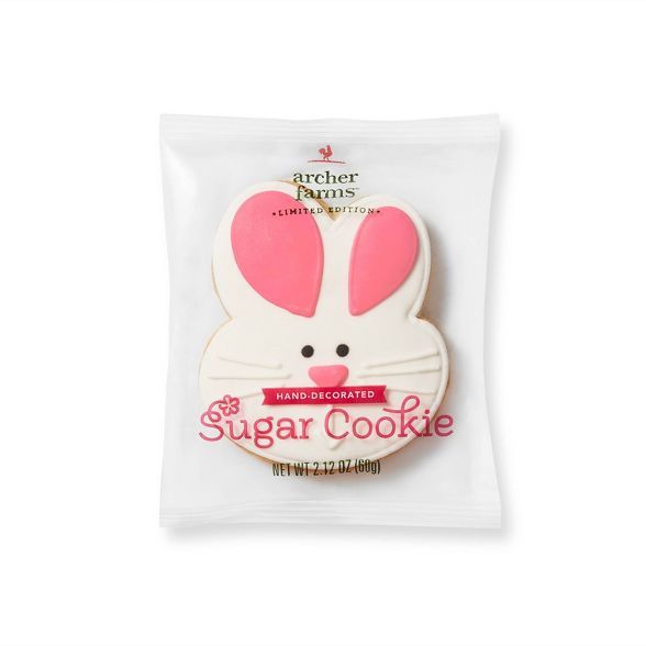 Bunny Pink Ears Sugar Cookie - 2.12oz - Archer Farms™ | Target