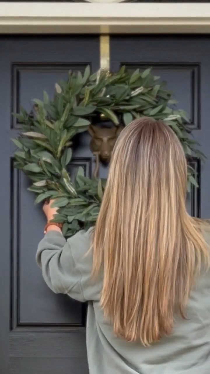 Love olive wreath from Amazon on our front door!

#LTKautumn #LTKSeasonal #LTKHome

#LTKSeasonal #LTKHome