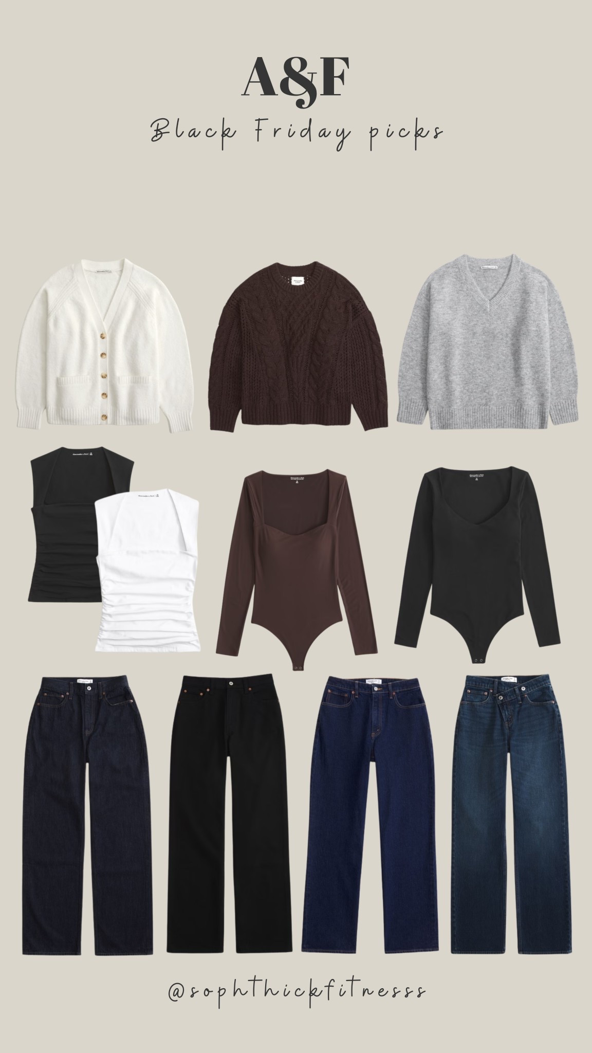 A&F Black Friday picks🌟


Bodysuit, Jeans, Curve, Jumper, Cardigan, Knitwear, Abercrombiee

#LTKCyberWeek #LTKfestive #LTKwinter