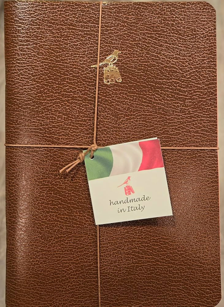 Bieffe Handmade Italy 3 Stationary Journal Note Book Drawing Writing Diary Lined (Brown) | Amazon (US)
