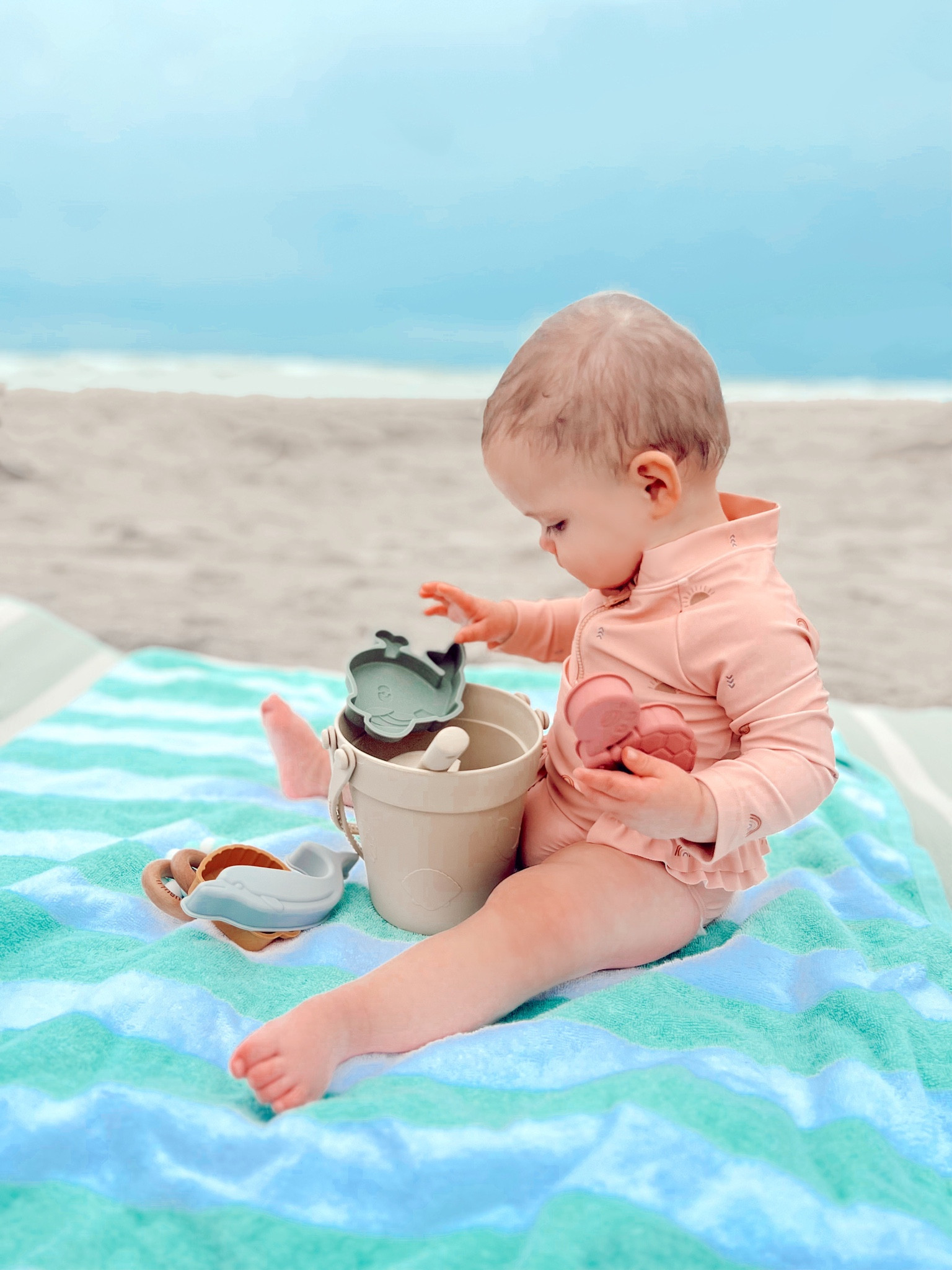 Baby girl swimsuit 
Baby neutral sand toys 
Beach towels 
Amazon finds 
Vacation finds 


#LTKbaby #LTKswim