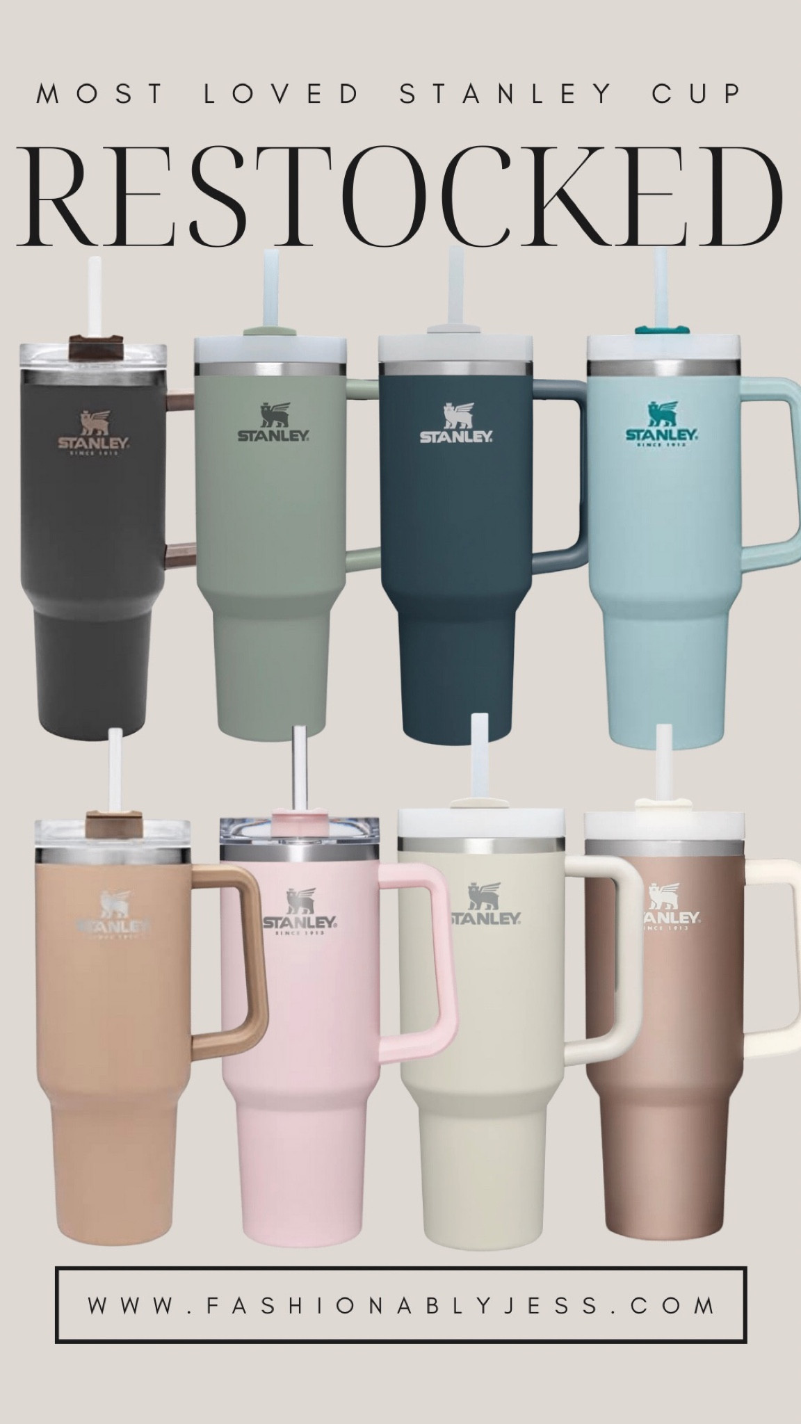 Absolutely loving these Stanley tumblers! Pick your fave color today and get your Stanley tumbler today! 

#LTKSeasonal #LTKunder50 #LTKFind