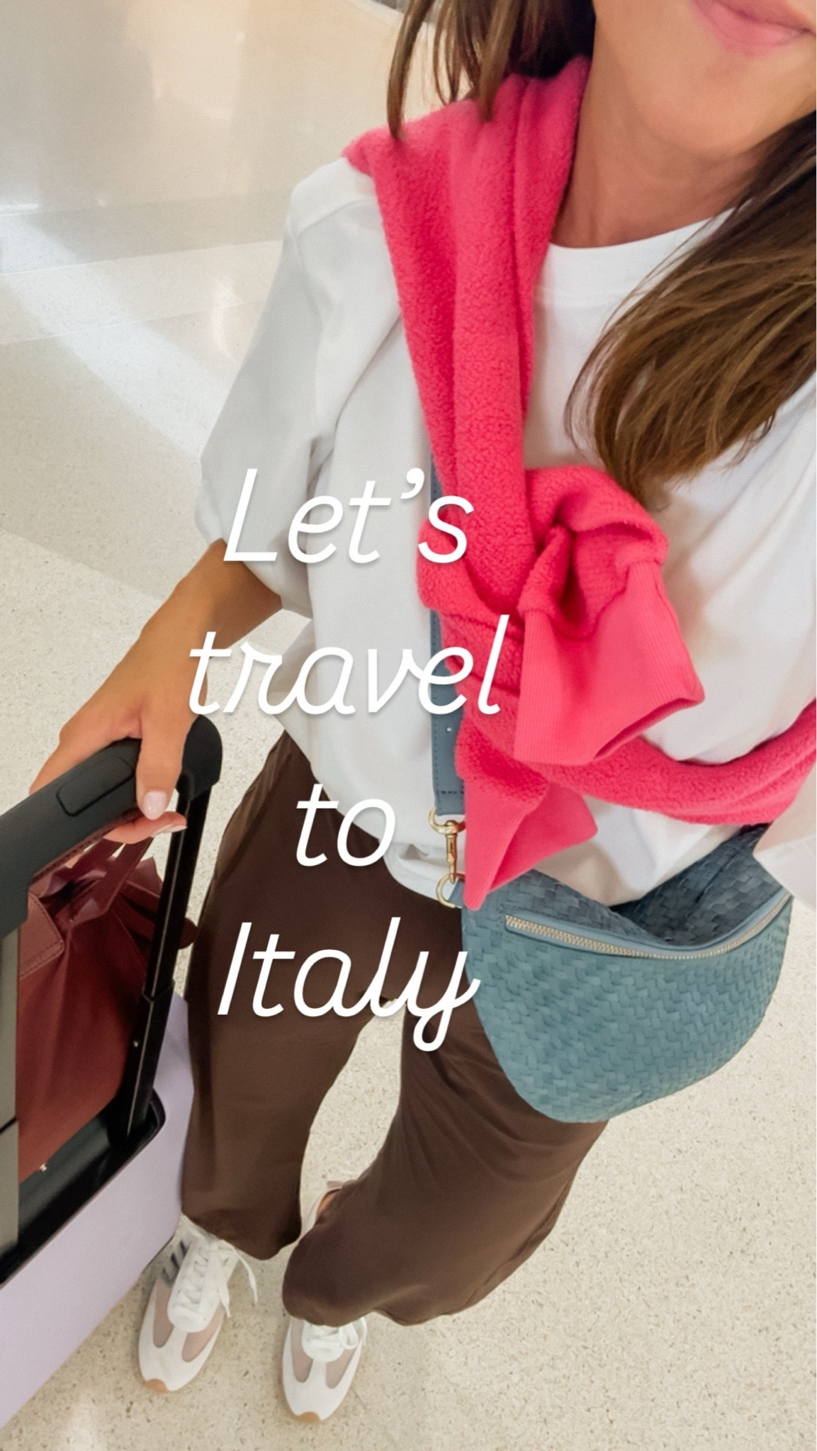 Travel day to Italy. Stay tuned for a full travel day recap tomorrow 
XS tee / 2 regular pants

#LTKootd #LTKTravel