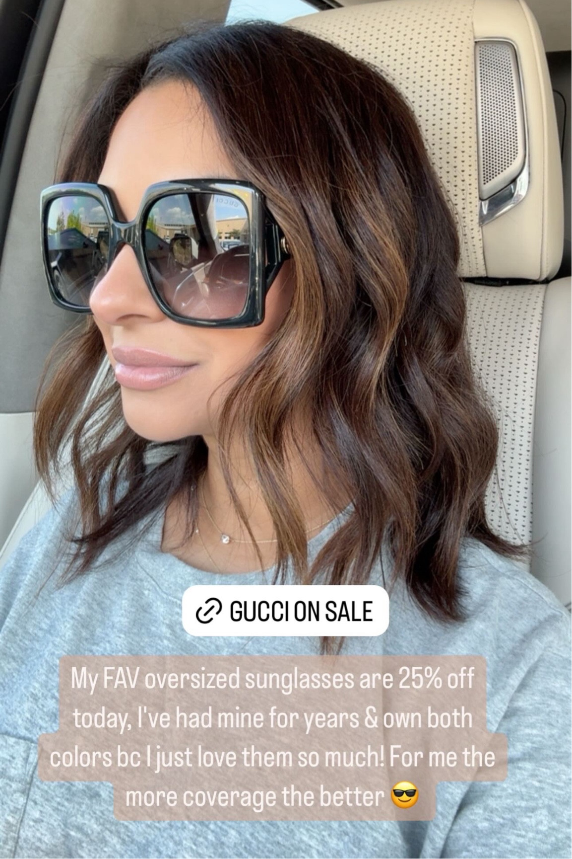 Favorite oversized Gucci glasses 25% off! I own both the brown and the black because they are that good! Super comfortable fit too

#LTKSaleAlert #LTKStyleTip