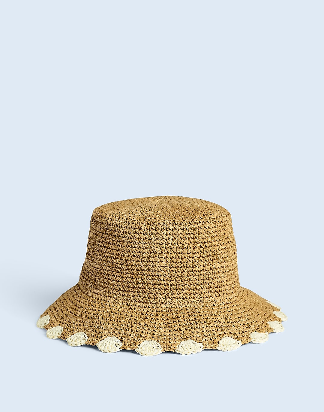 Scalloped-Brim Straw Hat | Madewell