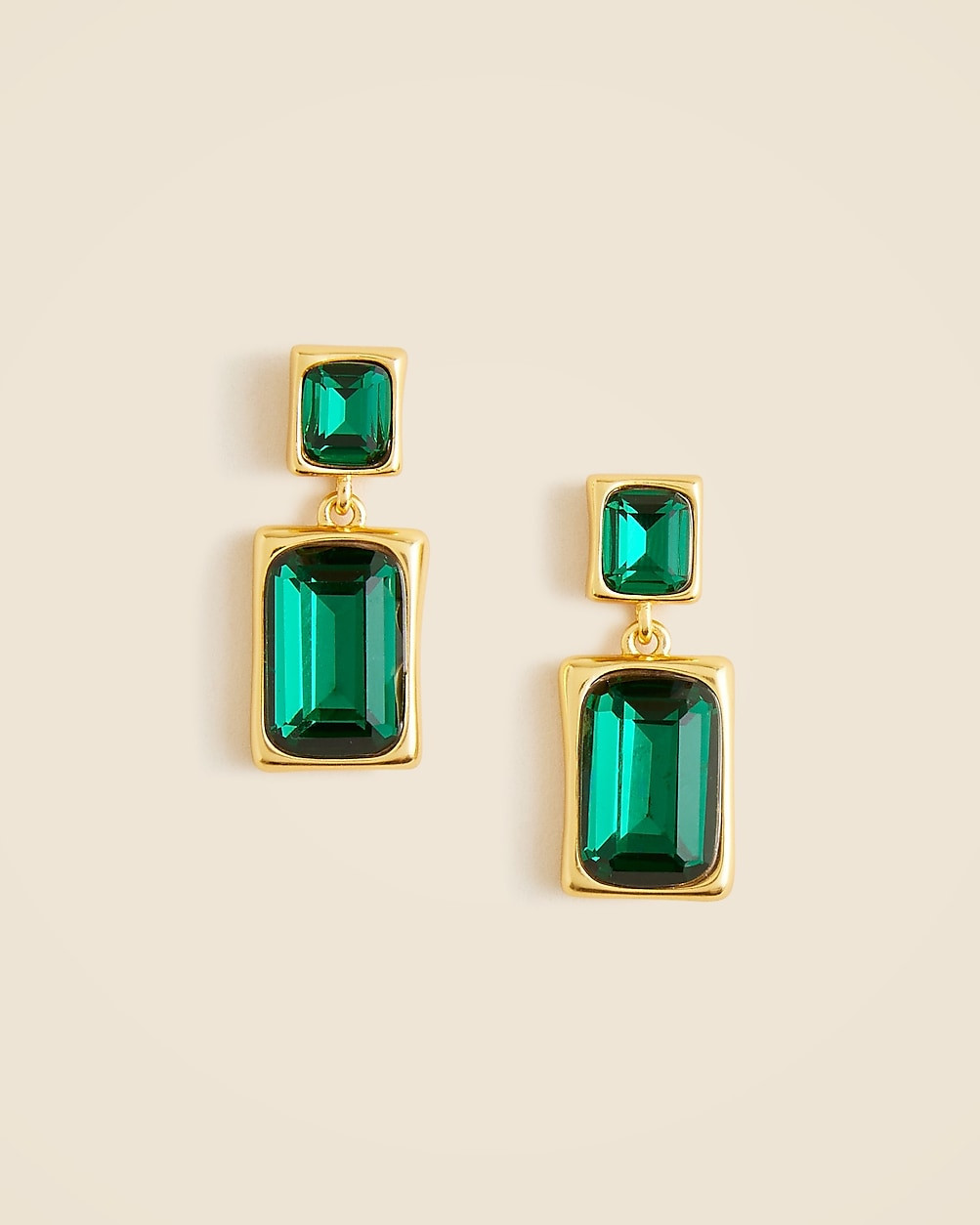 Faceted gemstone drop earrings | J. Crew US