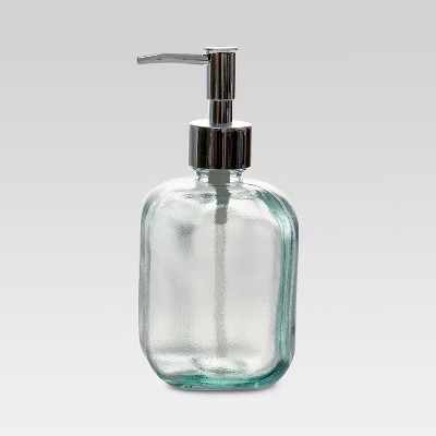Recycled Glass Soap Dispenser Clear - Threshold™ | Target
