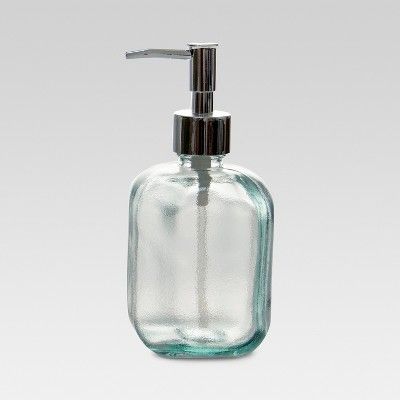 Recycled Glass Soap Dispenser Clear - Threshold™ | Target