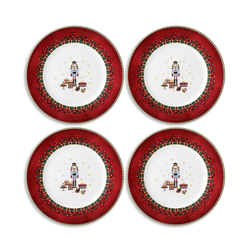 Prouna Nutcracker Canape/Dessert Plate, Set of 4 | Bloomingdale's (US)