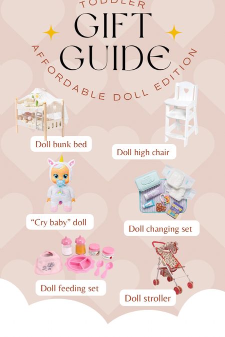 Toddler gift guide - doll edition. Affordable ideas for girl 🤍🍼

#LTKkids #LTKHoliday #LTKGiftGuide