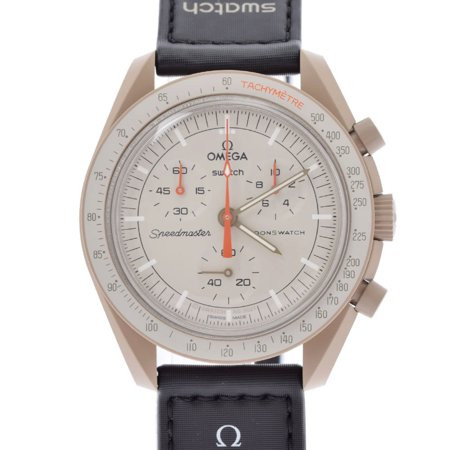 Used SWATCH Swatch OMEGA omega MISSION TO JUPITER SO33C100 men s bio ceramic / nylon watch quartz be | Walmart (US)
