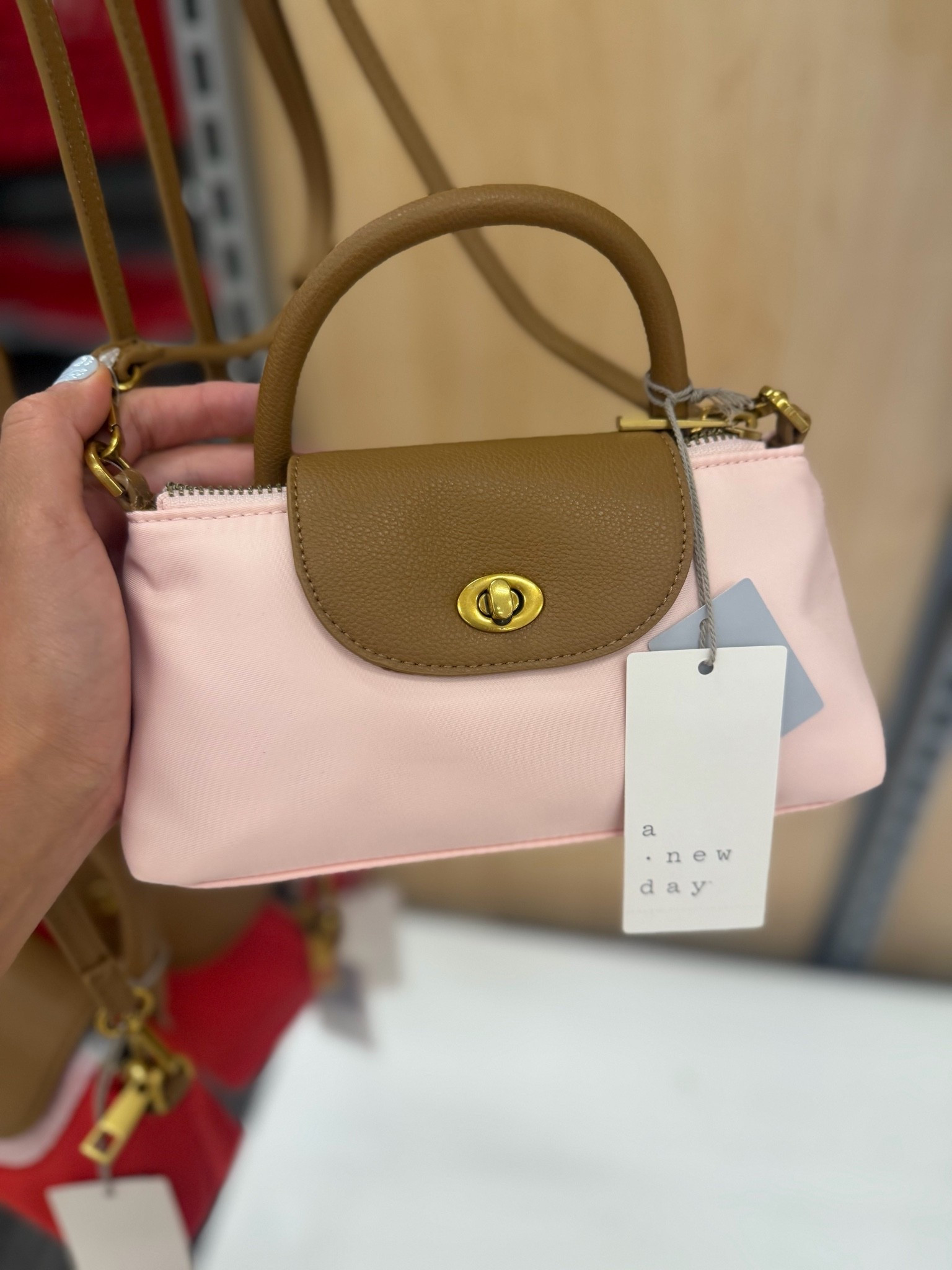 How cute is this bag and it comes in so many colors 😍 #targetfinds #womanfashion #handbags

#LTKselfcare