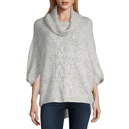 a.n.a Womens Cowl Neck 3/4 Sleeve Pullover Sweater | JCPenney