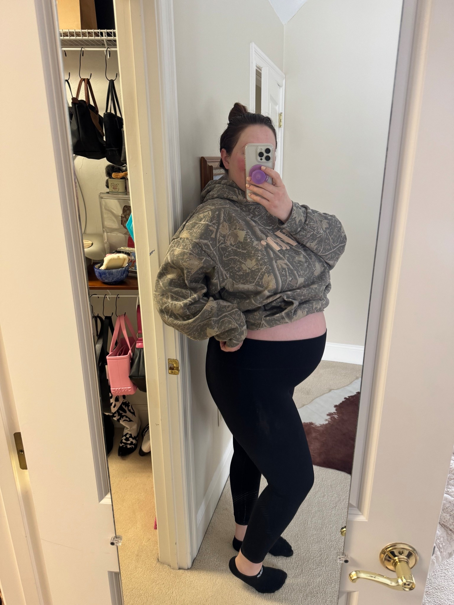 Really impressed that these old navy yoga pants still fit and are super comfy even at 33 weeks prego— I got an XL and they have served me my entire pregnancy so far 

#LTKmomlife #LTKootd #LTKBump