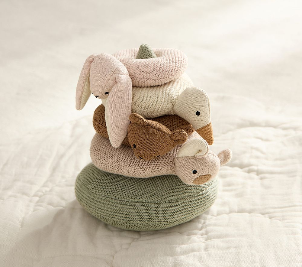 Natural Baby Critter Stacker | Pottery Barn Kids