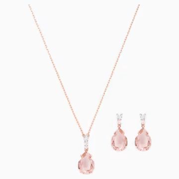 Vintage Set, Pink, Rose-gold tone plated | Swarovski (US)